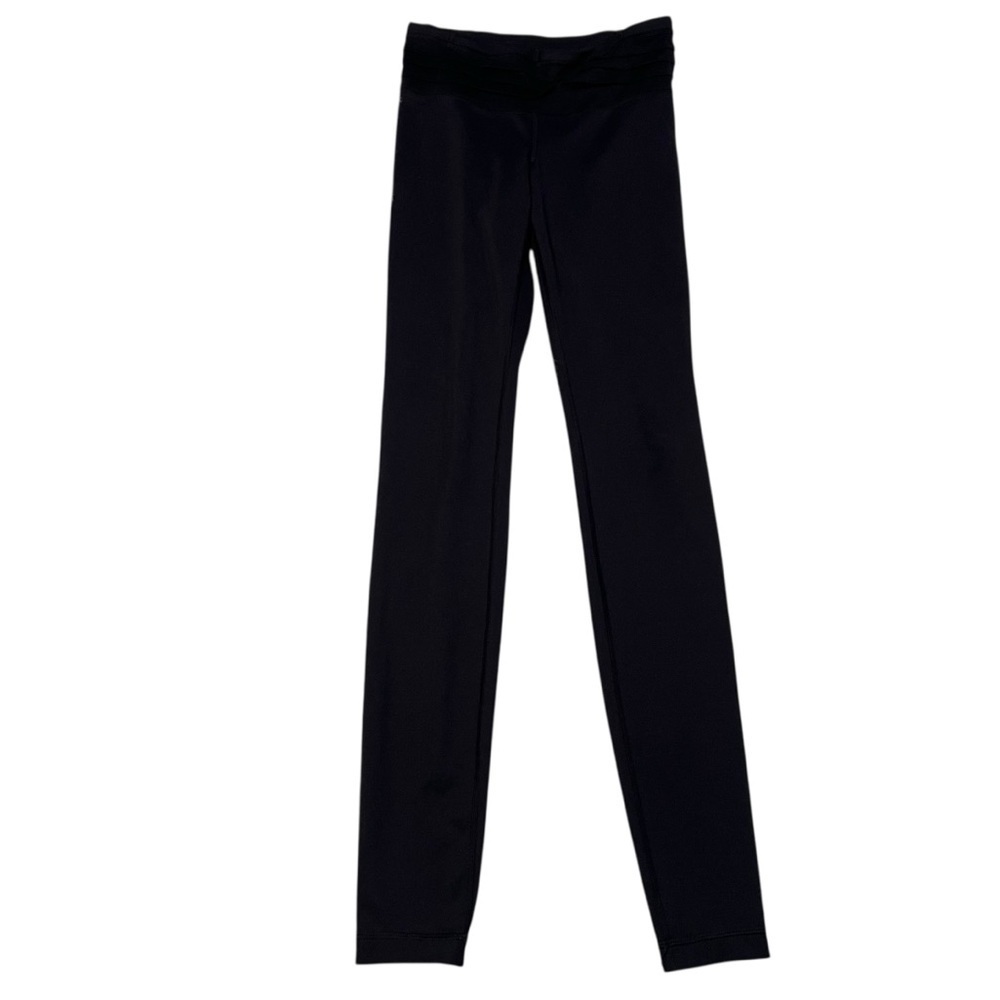 Under Armour Women's Size‎ XS Legging Black Textured Waist Allseason Gear Fitted